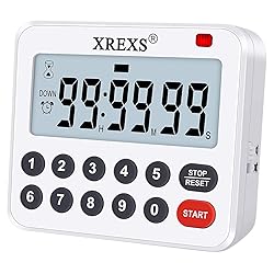 XREXS Digital Kitchen Timer Magnetic Countdown Up