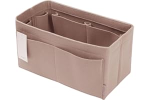 ZTUJO Felt Purse Organizer, Multi Pocket Bag in Bag Organizer For Tote & Handbag Shaper, Speedy 30, Speedy 35 and Speedy 40