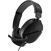 Turtle Beach Recon 70 Multiplatform Gaming Headset for PS5, PS4, Xbox Series X|S, Xbox One, PC & Mobile w/ 3.5mm Wired Connection - Flip-to-Mute Mic, 40mm Speakers, Lightweight Design, Black