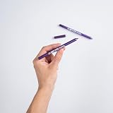 W7 Soft Eyes Gel Eyeliner 2Pcs Metallic Liner Pencil High Impact Royal Purple view 3