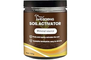 Soil Activated, Organic Soil Activator & Plant Fertilizer for Raised Beds, Potting Mix, and Seedling Compost, Prevents Compac