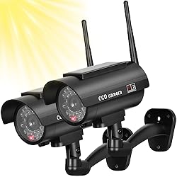 BNT Solar Powered Fake Security Camera, Bullet