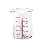 High Borosilicate Glass Measuring Cup-V-Shaped