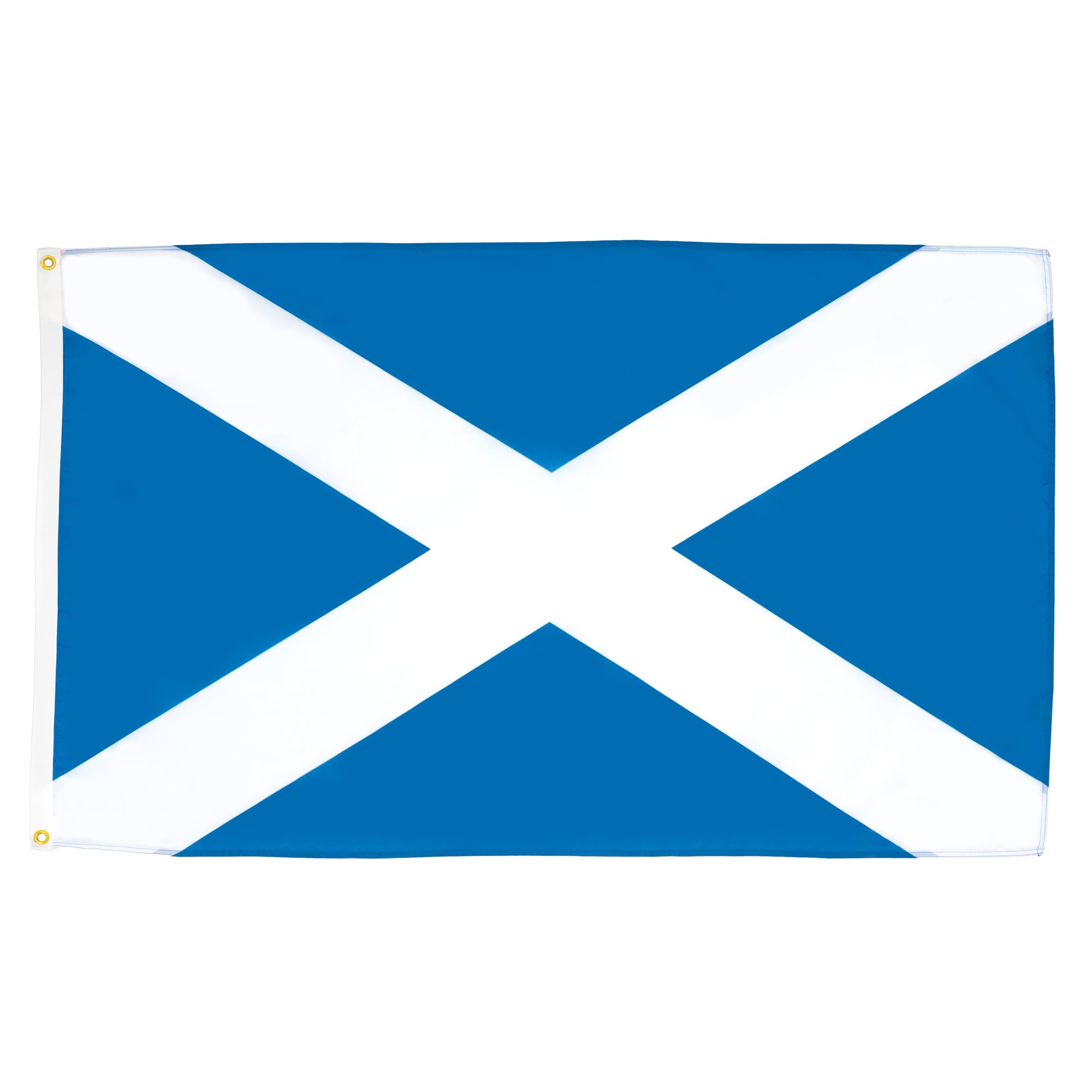AZ FLAG - Scotland Flag - 3x5 Ft - Light Polyester Scottish Banner with Two Brass Eyelets - Fade Resistant - Vivid Colors - 3' x 5' Feet - 150x90 Cm — image 1