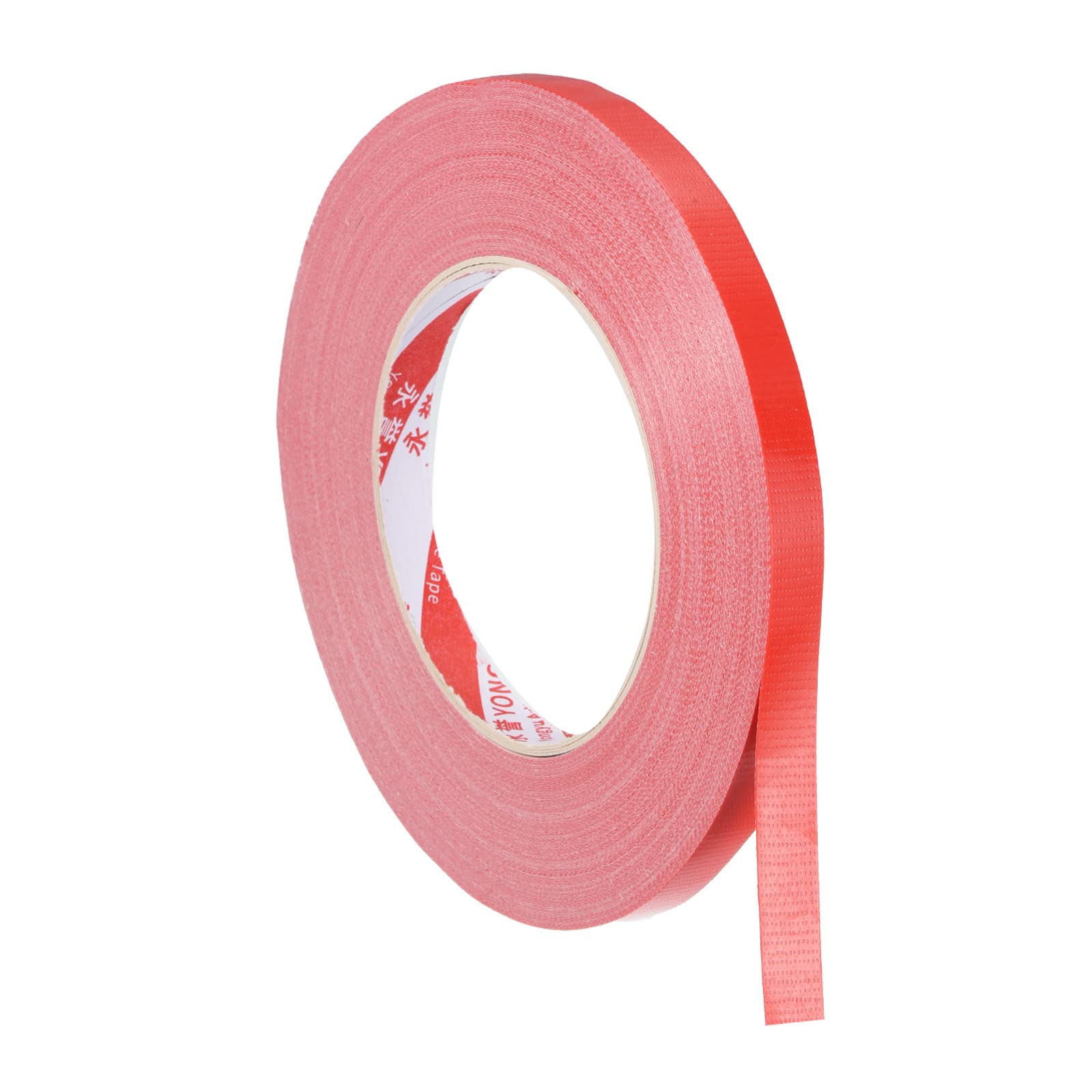 PATIKIL 118ft x 0.4" Table Tennis Side Tape, Ping Pong Edge Tape Available in 85 Rackets Protect the Edges of Rubber and Blade for Paddles, Red