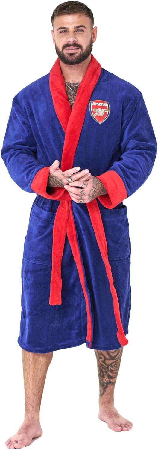 Mens Official Football Club Fleece Dressing Gown, Medium Amazon.co.uk