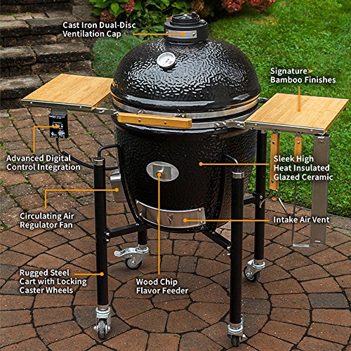 BBQ Guru Ceramic Grill with Digital DigiQ Temperature Control Most Hi