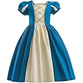MYRISAM Girls Princess Costume Summer Cotton Dresses Halloween Cosplay Dress up Christmas Birthday Party Pageant Ball Gown