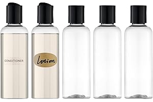 OWLYEE Travel Bottles for Toiletries 3.4 oz - Travel Size Containers for Shampoo Plastic - Small Empty Lotion Squeeze Bottle for Liquid TSA Approved - Leak Proof Mini Conditioner Refillable Clear 100ml
