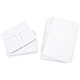 Darice 1103-69 Blank Cards and Envelopes - White - 4.25" x 5.5" - 50 pcs - Value Pack