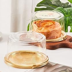 30 Sets Cake Box - 5-1/4 Inch in Diameter X 3-1/4