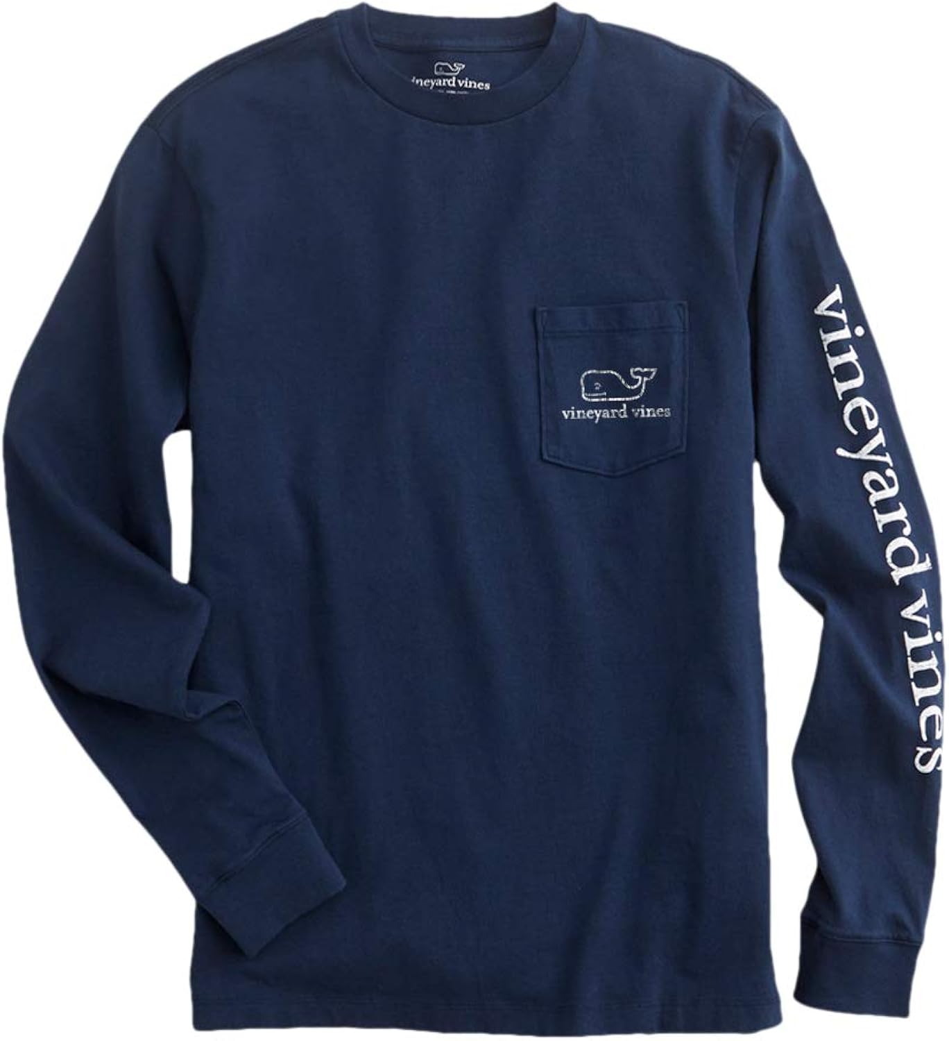 Vineyard Vines Men's Long-Sleeve Whale Pocket T-Shirt | 