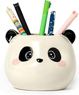 Legami Desk Friends Panda Ceramic Pen Holder 11.2 x 11.4 cm Hand Painted view 3