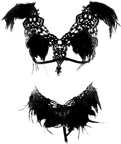 feather bralette top