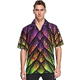 visesunny Mens Casual Button Down Short Sleeve