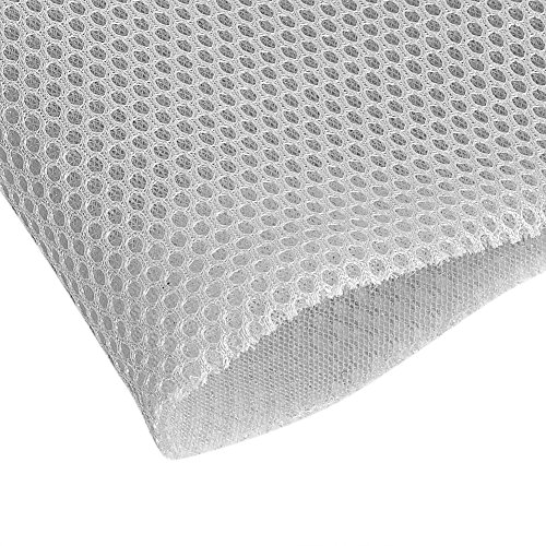 Tihebeyan Speaker Cloth Stereo Grill Mesh Fabric, Speaker Grill Cloth Stereo Mesh Fabric Dustproof Speaker Mesh Cloth Protective Grille Cover for Stereo Audio Speaker Repair 140cm x 50cm(Gray) - Thumbnail 4