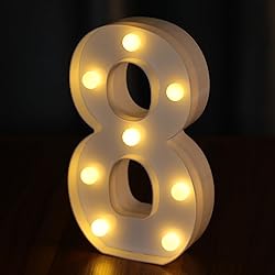 IFDGCTK Light Up Numbers, Led Letters Lights 10