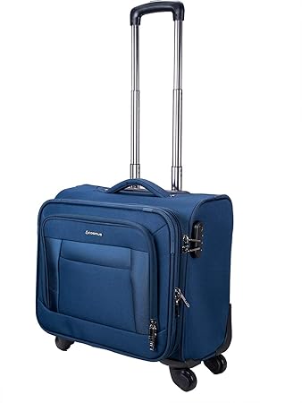 COSMUS Overnighter Laptop Trolley Bag with 360 Degree Rolling