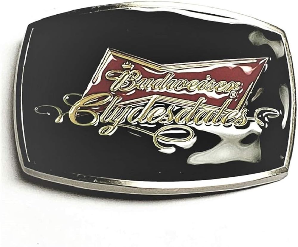 budweiser belt buckle