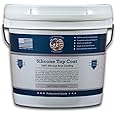 Countryman Coatings - 100% Silicone Roof Coating - Restore Your Roof in a Day - Seal Leaks, Cracks, Seams, Penetrations - Adheres to All Surfaces (1 Gallon, Light Gray