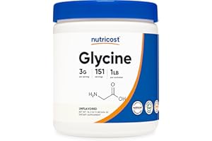 Nutricost Glycine Powder 1lb - Non-GMO, Gluten Free