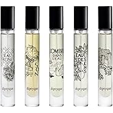 Diptyque Eau de Toilette Travel Spray 0.25 Fl Oz (Pack of 5) Set for Men and Women