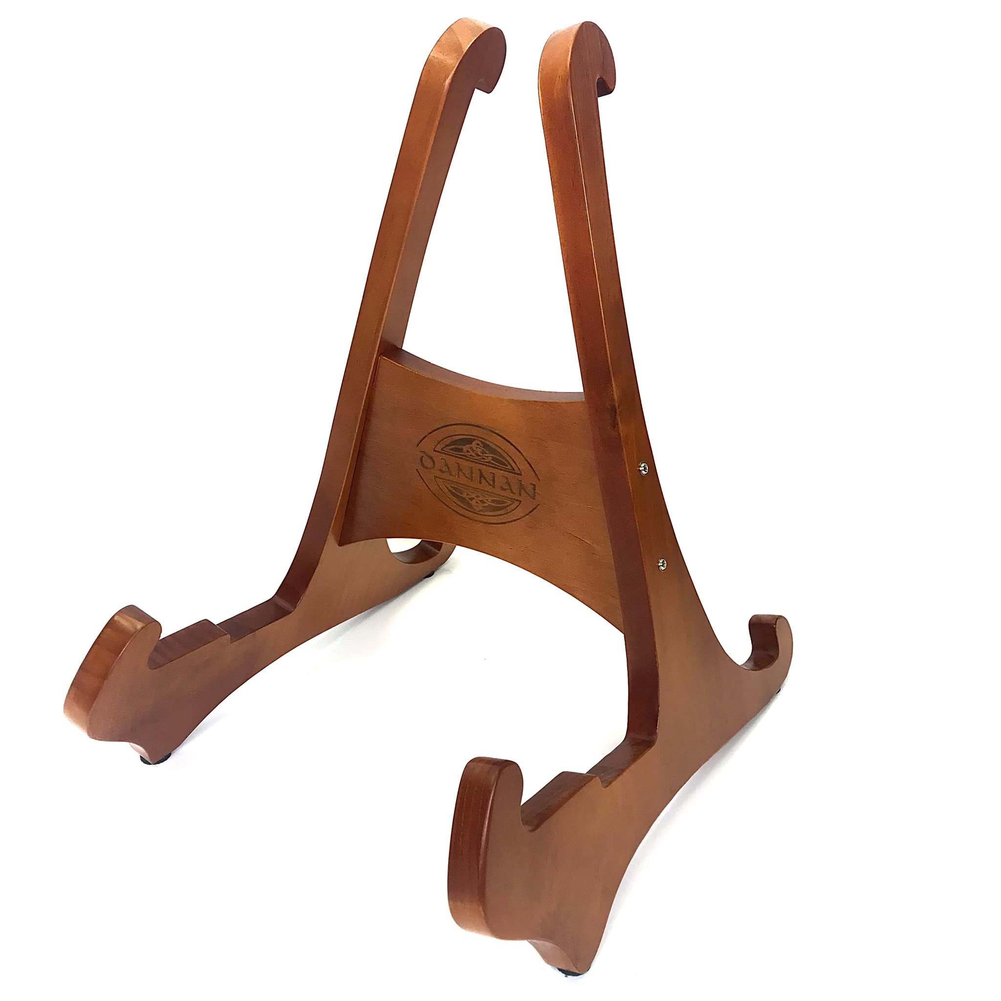 1to1 Music The Universal Wooden Dannan Guitar Display Stand - Brown