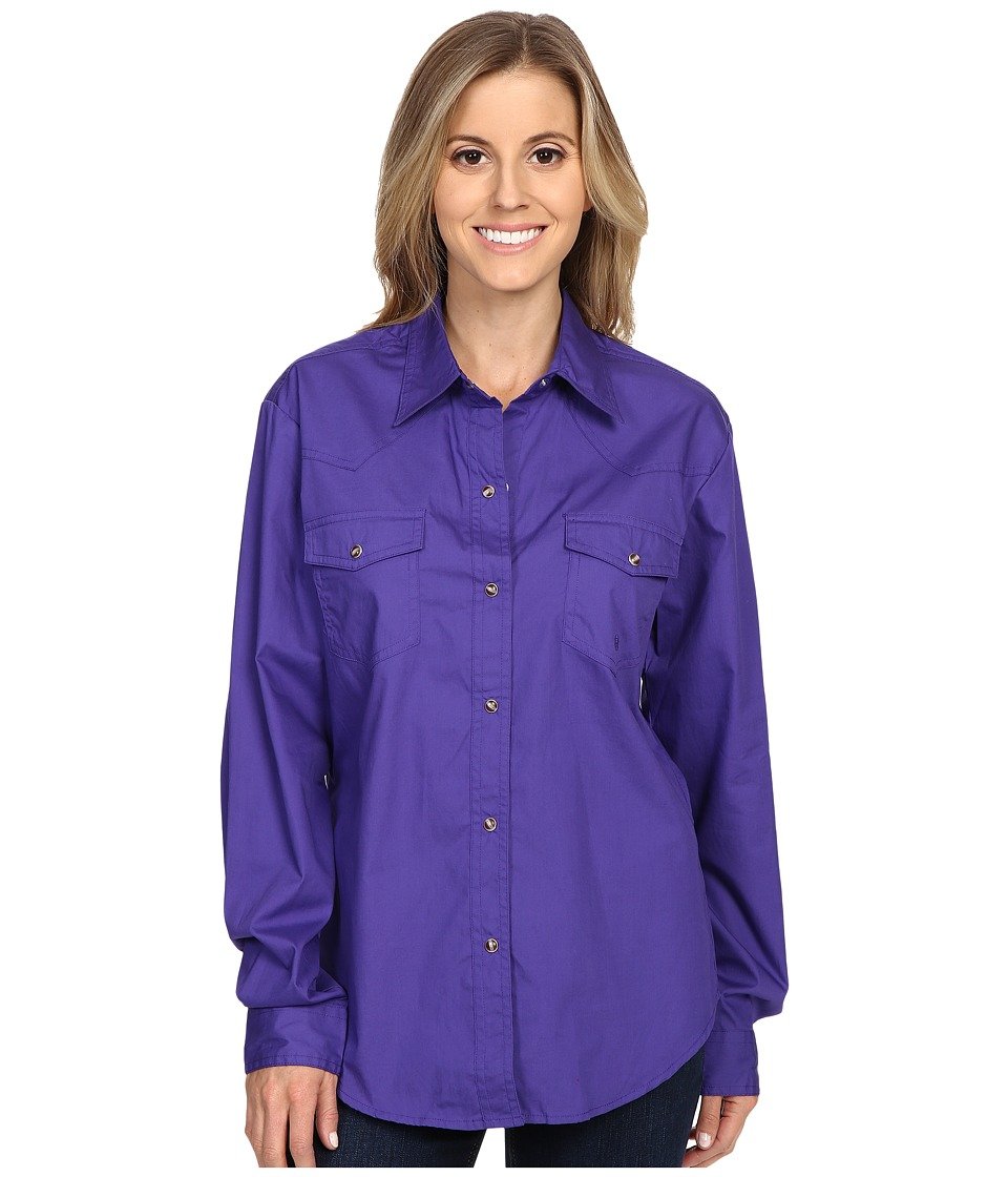 ROPERWomen's Long L/S Solid Basic Snap Front