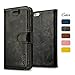 iPhone 6S Case, Labato 6S Magnetic Leather Wallet Stand Case Folio Smart Cover Flip Protective Case for Apple iPhone 6S iPhone 6 Black Lbt-I6S-07Z10