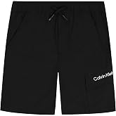 Calvin Klein Boys' Pull-on Cargo Shorts, Drawstring Closure