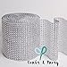 Diamond Mesh Wrap Roll Rhinestone Crystal Ribbon 4.5