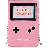 ENJOININ Fun Shape Purse for Women Novelty Handbags Unique Chain Crossbody Bag for Teens with Adjustable Shoulder Strap