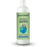 earthbath Ultra-Moisturizing Shea Butter Shampoo, Vegan, 16 Oz (1 Pack) | Ultra-Moisturizing Dog Shampoo for Dry Flaky Skin, Bath Wash, Cruelty-Free, Vegan, Non-GMO, Made in the USA
