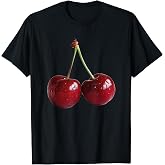 Cherry Cute Cherries Fruit Graphic T-Shirt