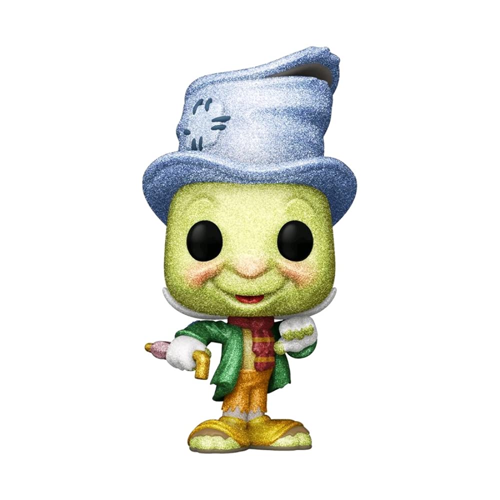 Funko Pop! Disney Pinocchio Diamond Collection Jiminy Cricket Bam Exclusive with a POP! Box Protector