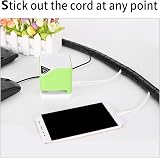 MOSOTECH Cable Tidy Sleeves 2x60" Black Cord Organizer for PC TV Computer Home view 2