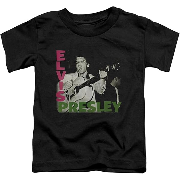 Elvis Presley Baby T-Shirt Mit Sternen – Offiziell Lizenziert, Rosa, Größe 3T