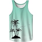 Mens Tank Tops Summer Sleeveless Shirts Beach Graphic Tank Tops Men 4th of July Tank Top Cut Off Patriotic Shirts