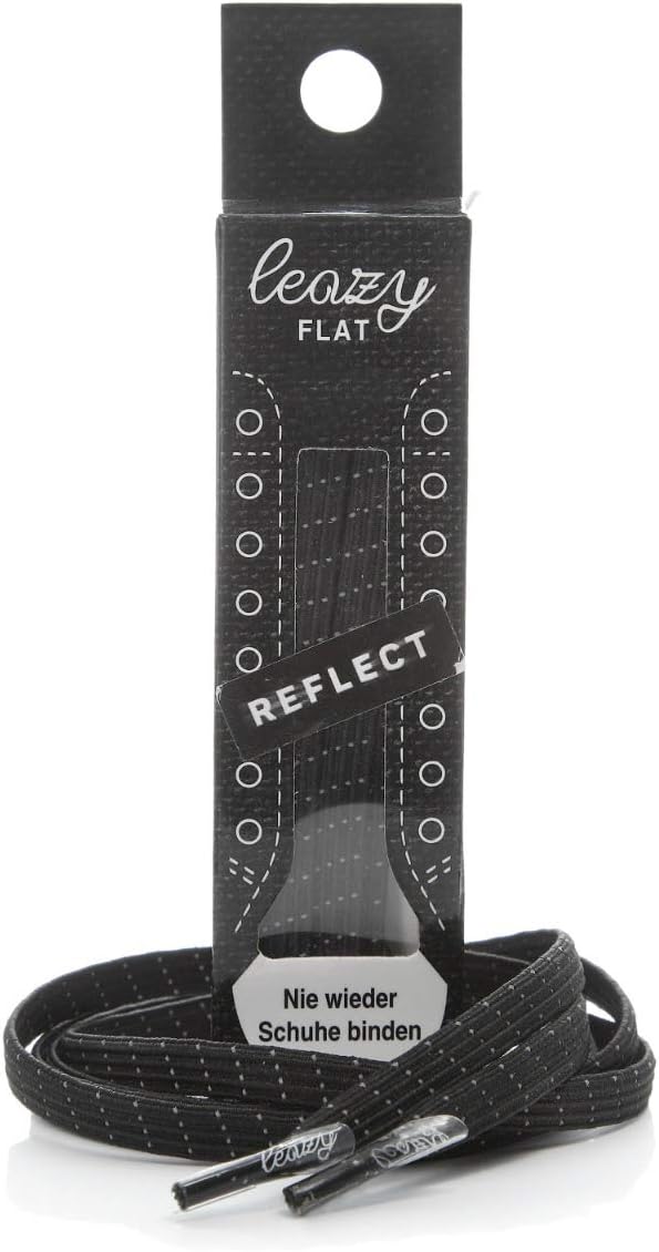 leazy No Tie Shoelaces for Kids and Adults - The Flat Elastic Shoe Laces with Anchor Tip for Trainers