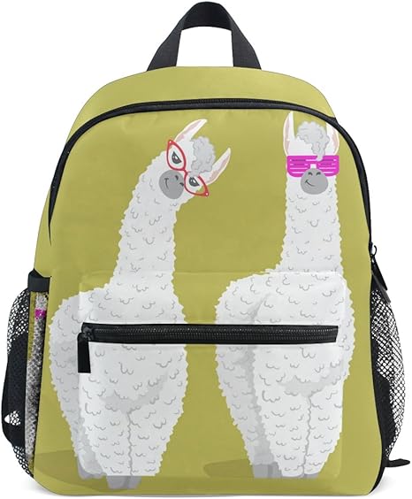 llama book bag
