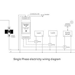 3 Phase Clamp Meter Real Time Energy Monitor, CT