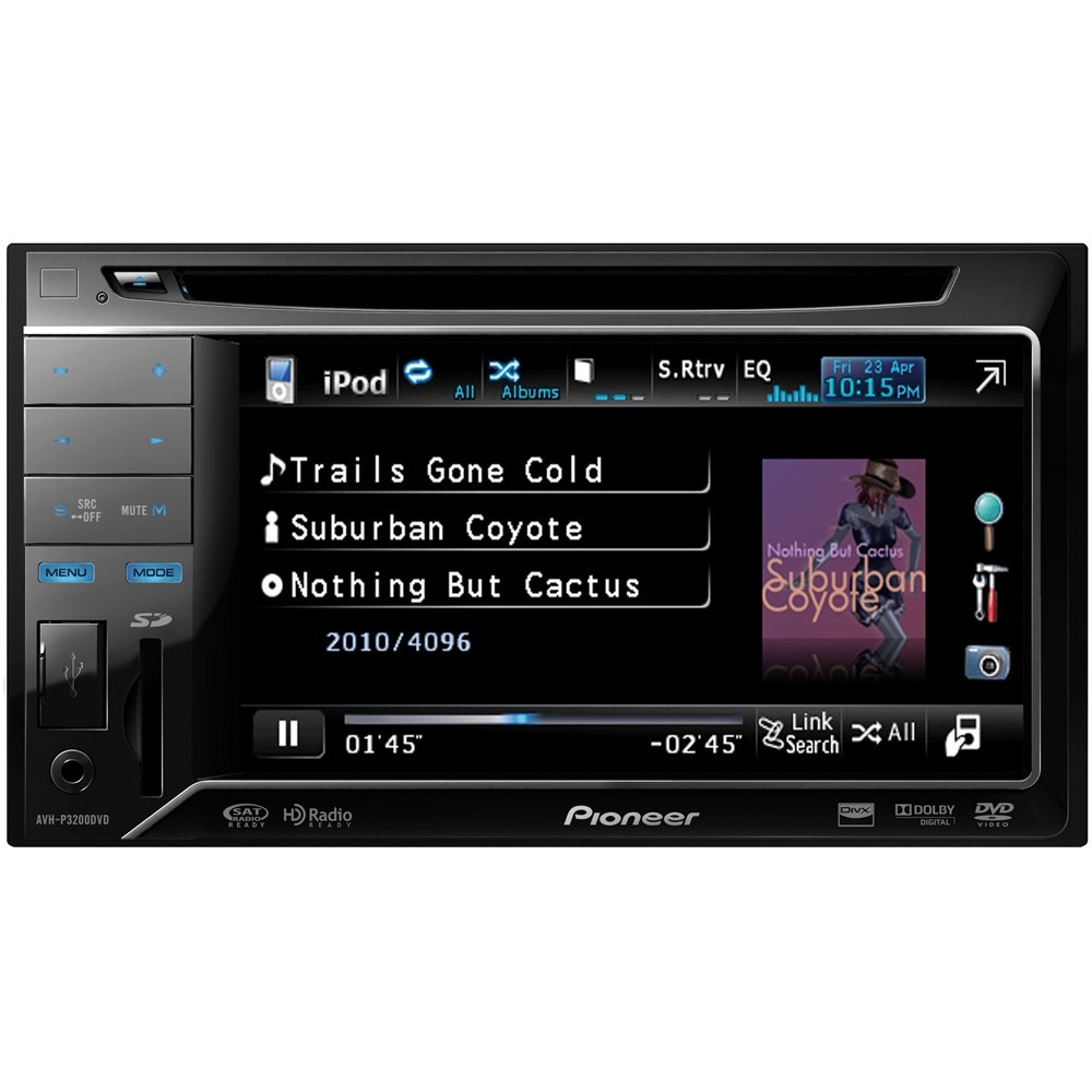 Pioneer AVH-P3200DVD In-Dash Double-DIN DVD Multimedia AV Receiver (Discontinued by Manufacturer)