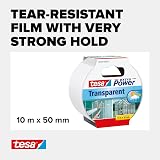 tesa Extra Power Transparent Adhesive Tape 10 m x 50 mm Waterproof view 3