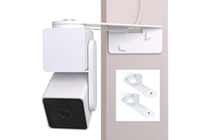 Outside Corner Mount for Wyze Camera Pan V3 V4, Aluminum Alloy Material, Coverage for Monitoring Both Sides of Your House Red