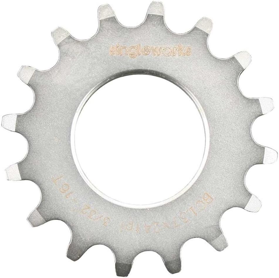 Singleworks 3/32" Cromo Track Cog Sil 16T