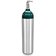 ResOne D Size Aluminum Medical Oxygen Cylinder 14.3 cf w/CGA-870 Toggle Valve (Empty Tank) Made in The USA