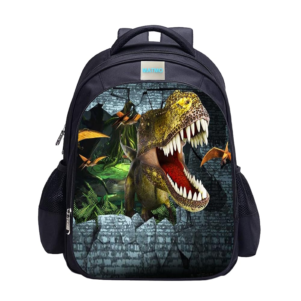 MATMO Dinosaur Backpack Dinosaur Backpacks for Boys School Backpack Kids Bookbag, Dinosaurs 4, standard size, Unique