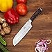 Santoku Knife Soufull Mirror Polished 7 inches High Carbon Stainless Steel Knife Professional Knife with Premium Packaging