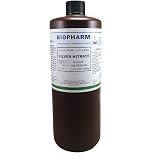 Biopharm Silver Nitrate Solution 0.0141 N (1 mL = 0.5 mg), 1 Quart (950 mL) | Argentometric Standard for Chloride Assay. 0.5 mg Chloride Ion per 1 mL AgNO3 Titrant Solution.