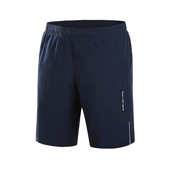 CLOUSPO Sporthose Herren kurz weich Soft schnelltrockend mit Reißverschlusstasche Sport Shorts Trainingsshorts(Verpackung/MEH